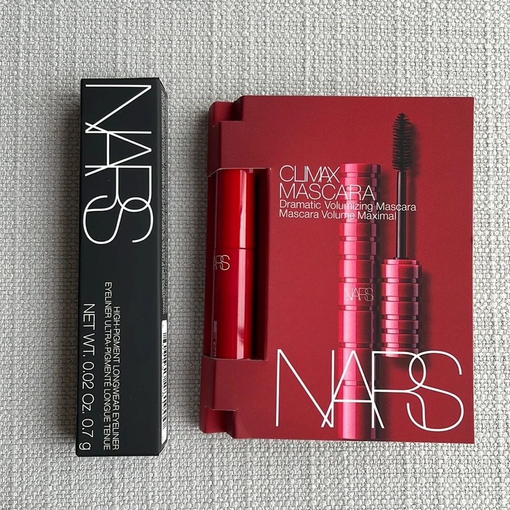 NARS climax mascara + Eyeliner in Via Veneto